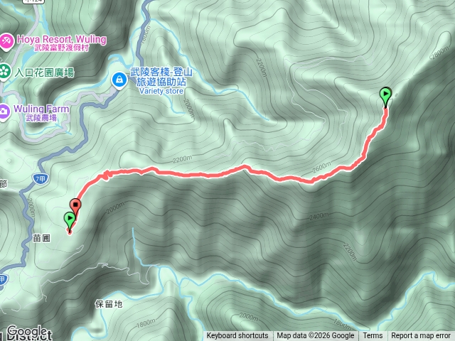 平岩山來回預覽圖