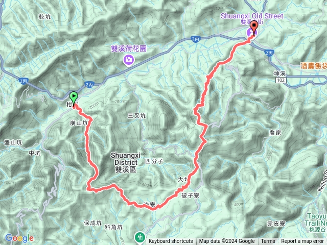 2024.08.31柑林威惠廟-崩山坑古道-東柑腳山-料角坑後寮仔越嶺路-大樟嶺古道-苕谷坑山-雙臻園產道-雙溪車站預覽圖