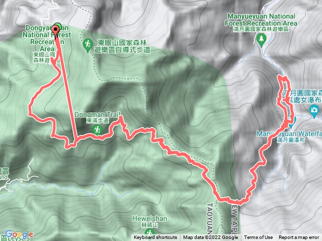 東滿步道來回