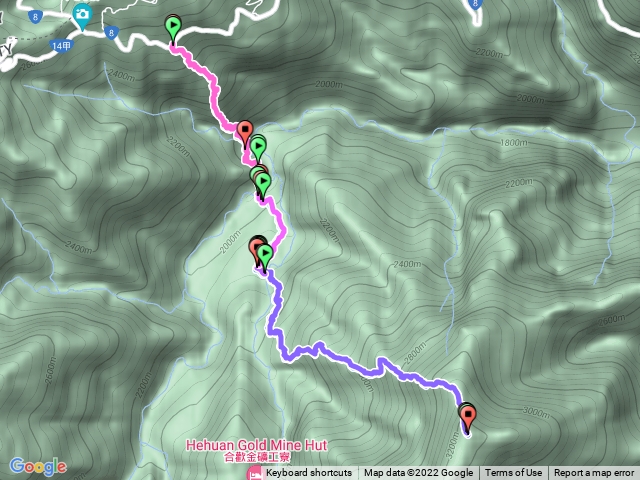 屏風山～新登山口～2天1夜