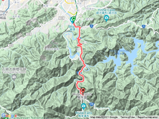 新店捷運站徒步到烏來吊橋