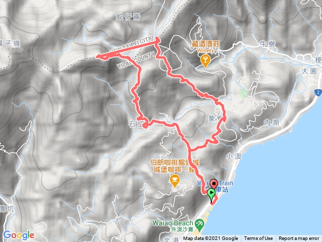 石空古道上太和山折返象寮古道