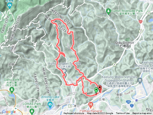 獅頭山-刣狗寮山-圍貓尖-十四坑山-新山-夢湖-北港山-鮕鮘坑山