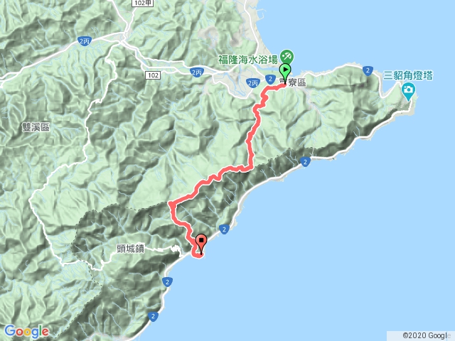 福隆車站-草嶺古道-桃源谷步道-大溪漁港