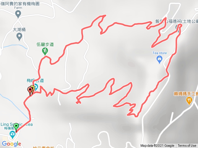 梅峰古道伍龍步道O型