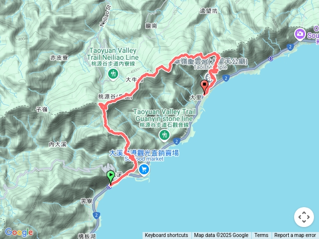 桃源古道大溪至大里