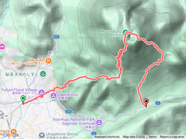 【日本九州】由布岳西峰