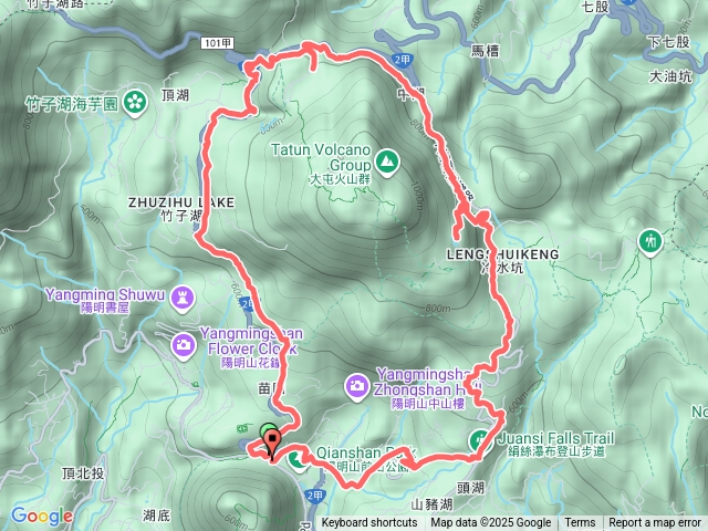 陽明山公車總站-環七星山步道預覽圖