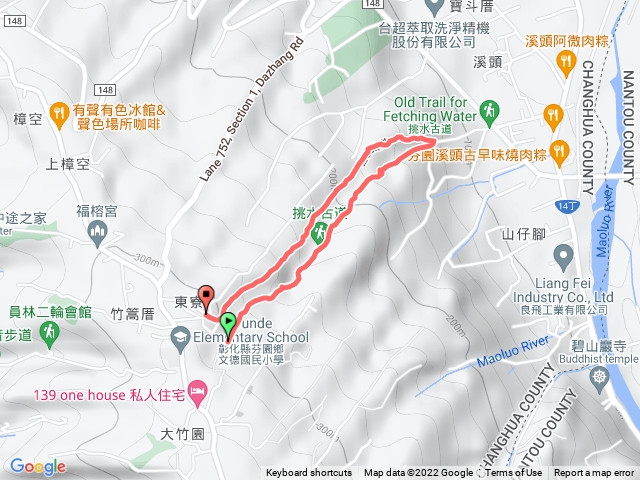 東隆宮出發挑水古道到碧山古道o型走