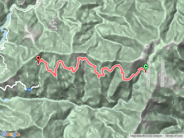 能高越嶺西段(天池山莊-屯原登山口)