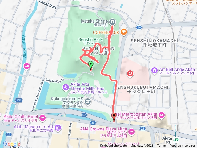 千秋公園 - 八幡秋田/彌高神社