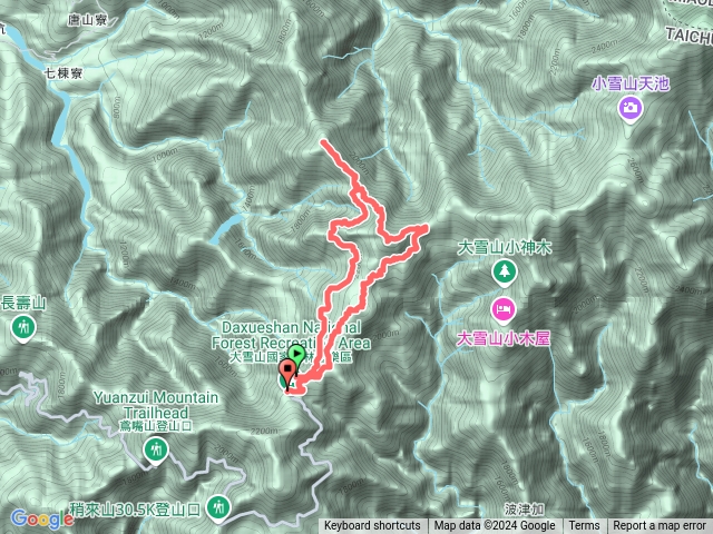 烏石坑山~船型山O繞預覽圖