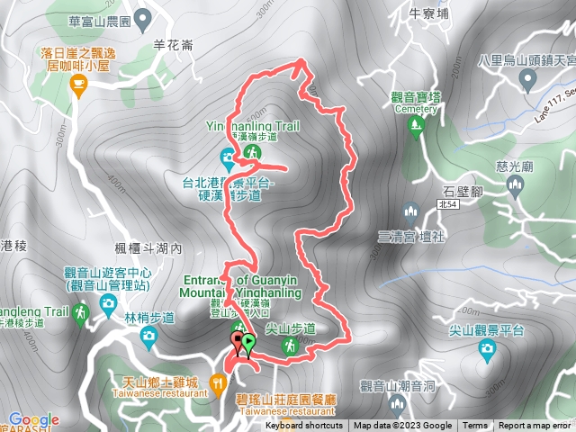 觀音山北橫古道O型順時針