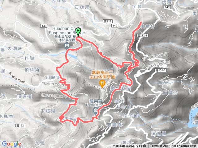 20210509 10-5上大尖-後棟仔山—龍興宮—山豬湖-華山教育園區