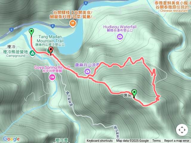 唐麻丹山步道-裡冷部落登山口環走