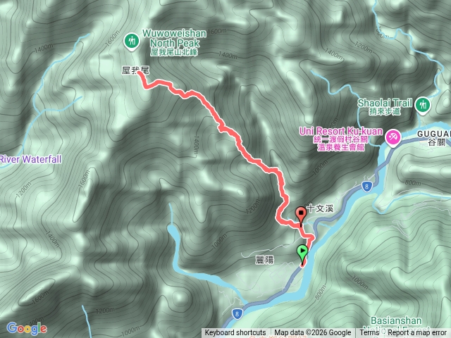 屋我尾山-麗陽線