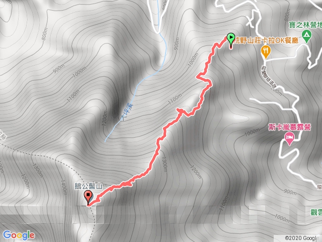 鵝公髻-第一登山口