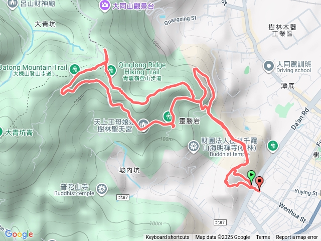 樹林大同山青龍嶺