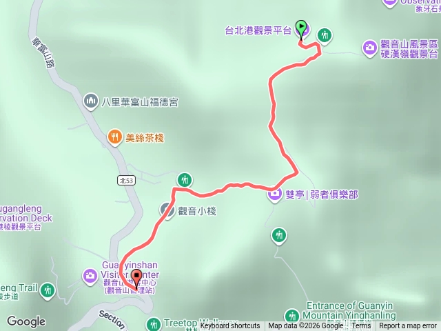 觀音山硬漢嶺台北港觀海平台預覽圖