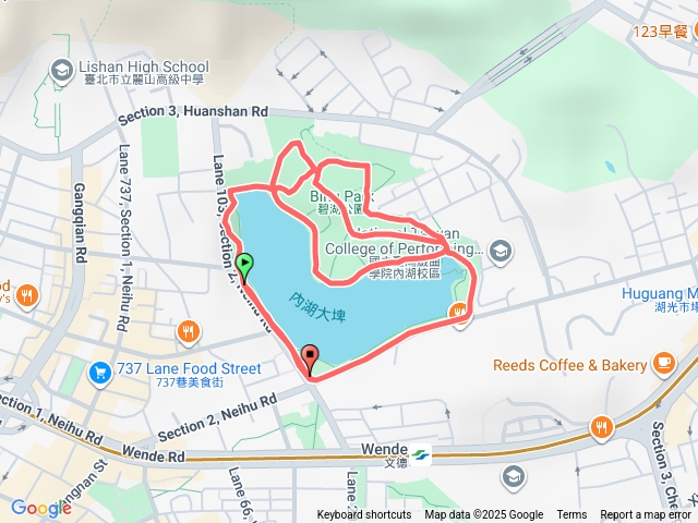 碧湖公園步道預覽圖