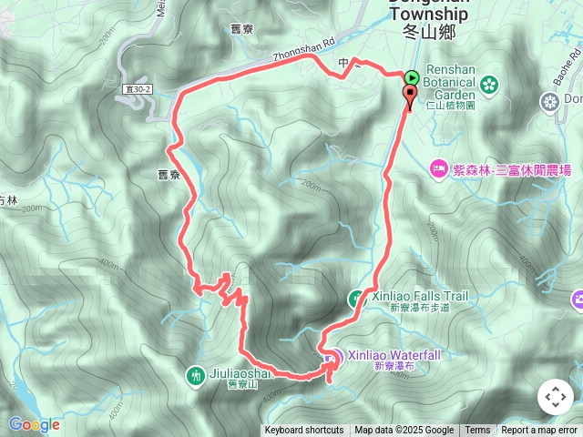 舊寮瀑布步道新舊寮山徑步道新寮瀑布步道O形