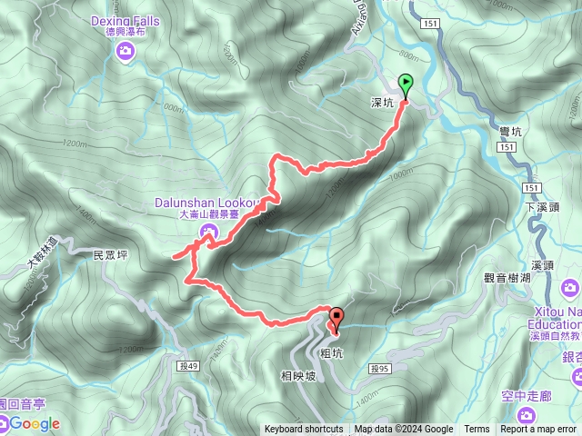 113/10/27大石公-武岫農圃銀杏森林-大崙山、貓冬望山、樟空倫山出羊彎預覽圖