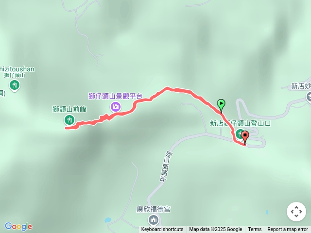 獅子頭山到三角點折返
