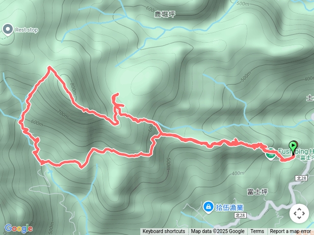 富士坪古道大尖山,o繞