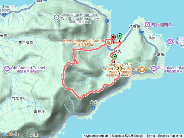 20251115六六登山隊卯澳福卯古道中線隆隆山萊萊山O形