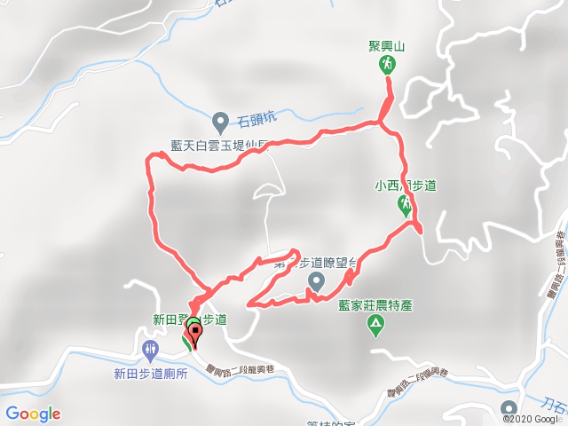 台中新田登山步道聚興山20180823