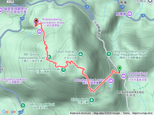 夢幻湖七星山東主峰