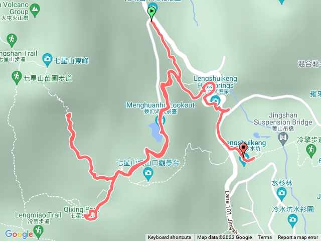 夢幻湖 七星東峰挑戰失敗 冷水坑