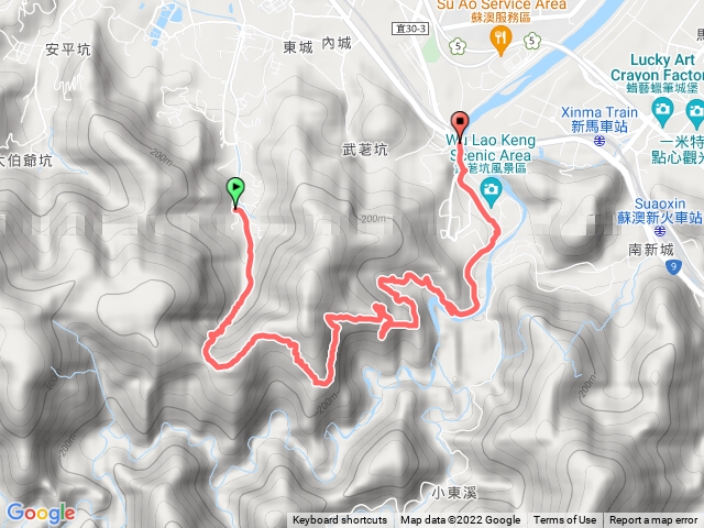 照安越嶺至武荖坑林道探路