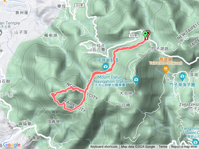 二子坪到面天山