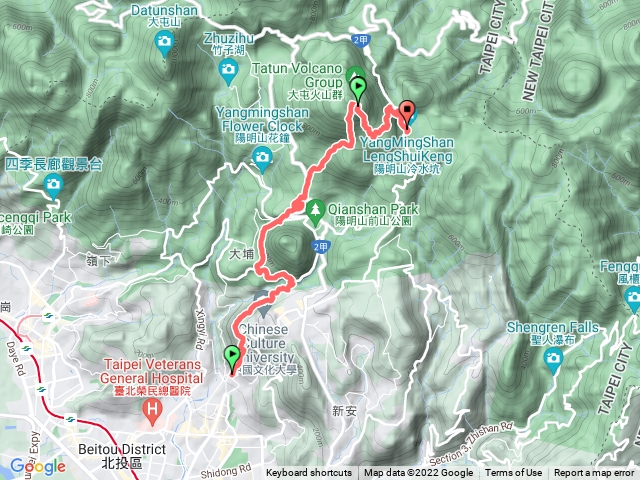 天母古道_橫嶺步道_苗圃登山口_七星山東峰_夢幻湖_冷水坑