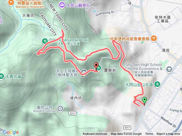 樹林大同山青龍嶺