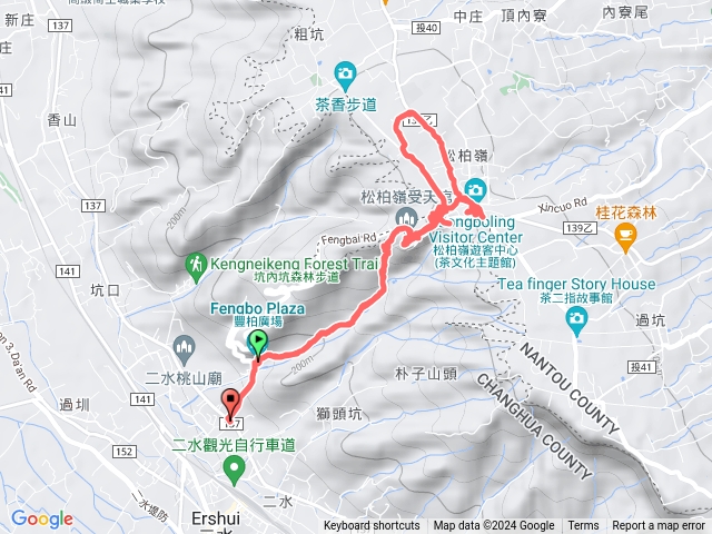 松柏嶺登廟步道散步