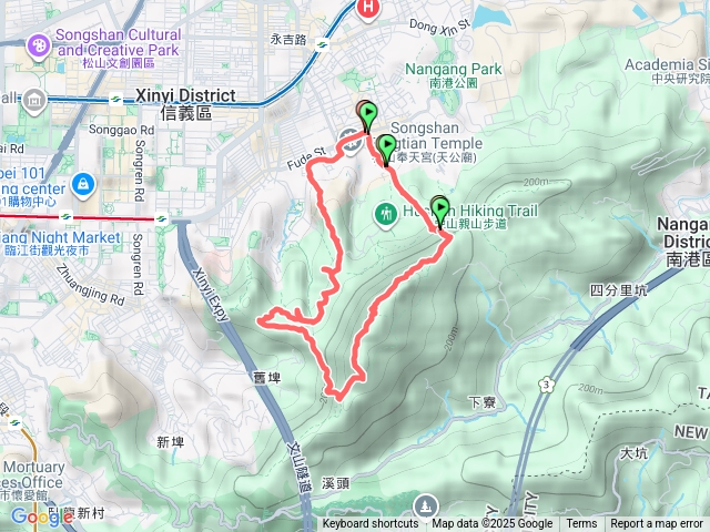 九五峰+南港山+三獸縱走預覽圖