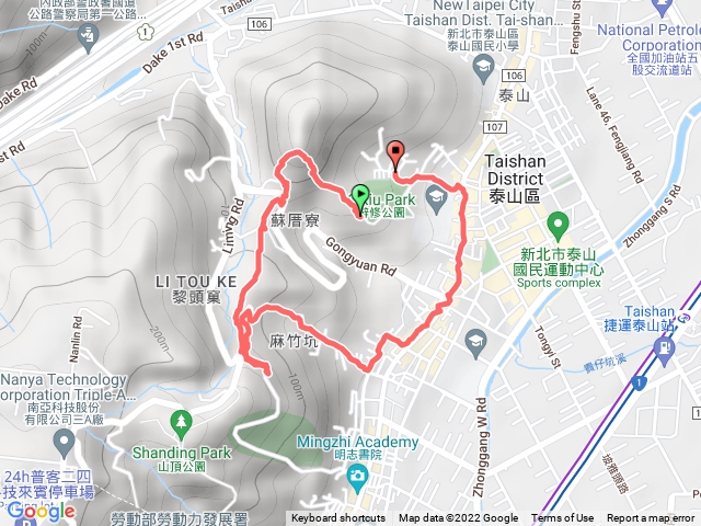 泰山尖凍山