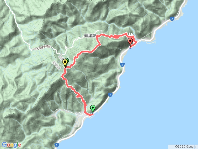 叢雲山、窖寮山、七兄弟山下大溪預覽圖