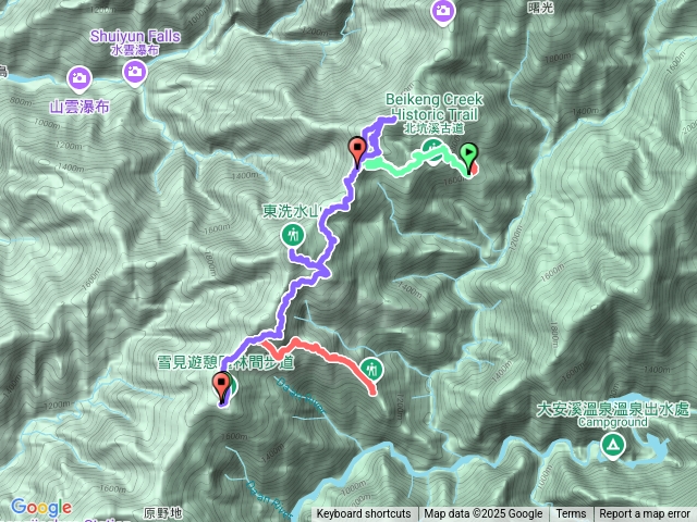 2025-01/26 & 27 苗栗泰安鄉 初見北坑溪古道駐在所