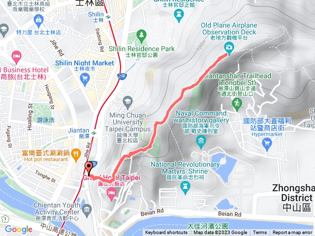 劍潭山老地方關機平台