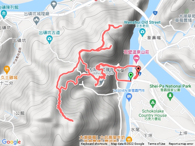 2022-2-27樟之細路─溫泉口站→法雲寺→法雲寺古道→玉女山→汶水山→金童山→法雲寺站