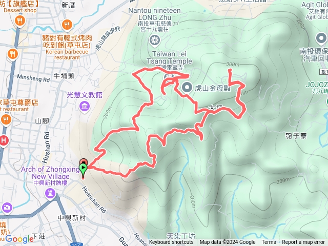 虎山步道.大虎山三角點.金母殿.雷藏寺預覽圖