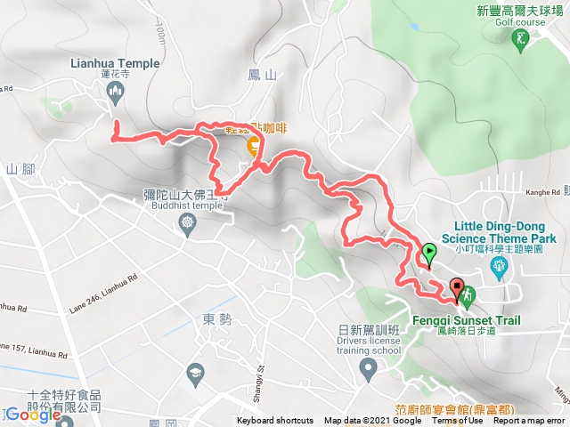 20211208 鳳崎日落步道