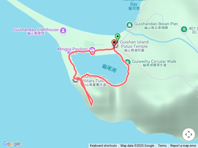 龜山島環湖步道