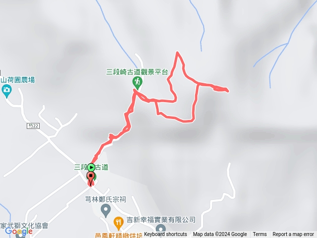 三段崎古道-石頭坑山（標示路點）預覽圖