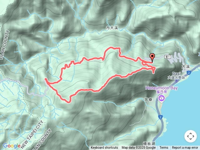 2024-08-11 頭城明山寺～鶯石尖～七兄弟～山窖寮山O繞