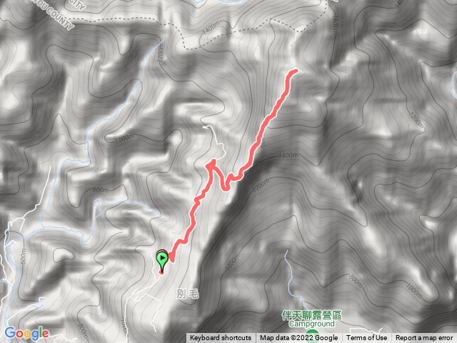 20220125 西南稜登眉原山原路來回