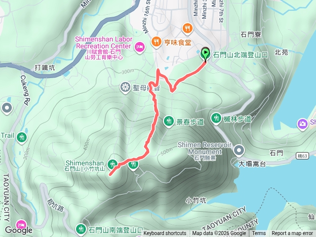 清水坑山、石門山